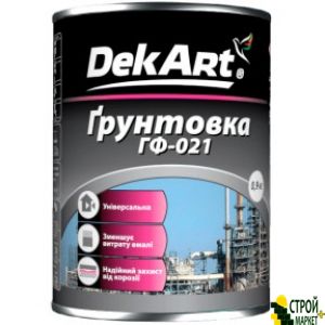 Грунтовка ГФ 021 червоно-коричнева, 2.8 кг DekArt