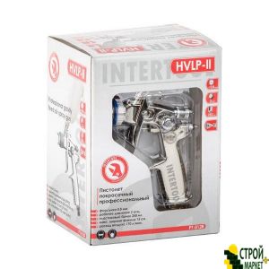 Spray Gun HVLP II MINI professional, 0.8mm nozzle, plastic upper tank 250 ml., 2-2.5bar PT-0128 Intertool