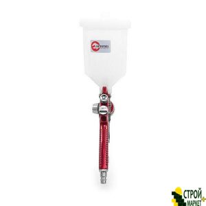 Spray Gun HVLP RED, 1.4mm nozzle, an upper plastic tank 600ml., 3bar PT-0104 Intertool