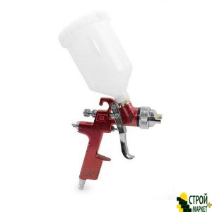 Spray Gun HVLP RED, 1.4mm nozzle, an upper plastic tank 600ml., 3bar PT-0104 Intertool