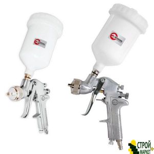 HP spray gun, nozzle 1.4mm, the upper plastic tank 600ml, 5bar PT-0112 Intertool