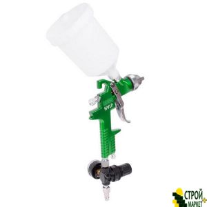 Spray air HVLP, 1.3mm nozzle, an upper plastic tank 600ml, 3bar PT-0102 Intertool