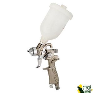 LVMP MINI Spray nozzle 0.8mm, the upper plastic tank 250ml., 2-2.5bar PT-0129 Intertool