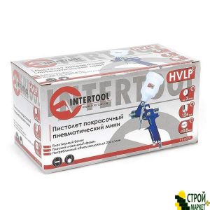 Spray air HVLP MINI, 0.8mm nozzle, an upper plastic tank 125ml., 3bar. PT-0101 Intertool