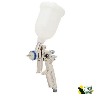 Spray Gun HVLP II MINI professional, 0.8mm nozzle, plastic upper tank 250 ml., 2-2.5bar PT-0128 Intertool