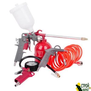 Set pneumatic paint 5 units. PT-1501 Intertool