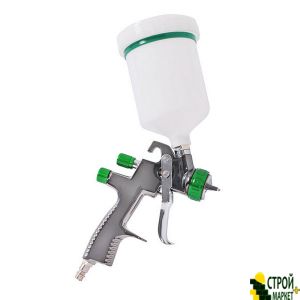 Spray LVLP GREEN professional, 1.3mm nozzle, an upper plastic tank 600ml., 1.5bar PT-0132 Intertool