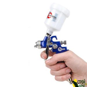 Spray air HVLP MINI, 0.8mm nozzle, an upper plastic tank 125ml., 3bar. PT-0101 Intertool