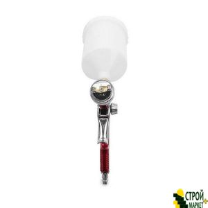 Spray Gun HVLP RED, 1.4mm nozzle, an upper plastic tank 600ml., 3bar PT-0104 Intertool