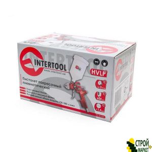 Spray Gun HVLP RED, 1.4mm nozzle, an upper plastic tank 600ml., 3bar PT-0104 Intertool