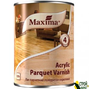 Acrylic Matte parquet lacquer, 0.75 l Maxima