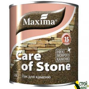 Acrylic varnish matt stone, 2.5 liters of Maxima