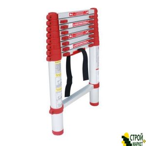 Ladder aluminum telescopic 8stup. 2.60m LT-3026 Intertool