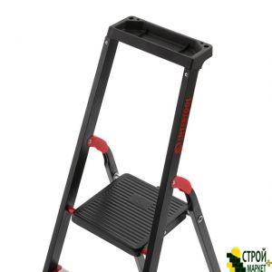 Stepladder 3 steps for collection tray, steel profile, the height of the upper stage 630mm, 409h667h1132mm, 150kg LT-0053 Intertool