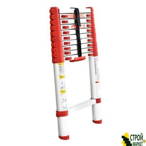 Ladder aluminum telescopic 10stup. 3.20m LT-3032 Intertool