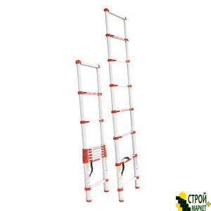 Ladder aluminum telescopic 8stup. 2.60m LT-3026 Intertool