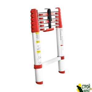 Ladder aluminum telescopic 6stup. 2.00m LT-3020 Intertool