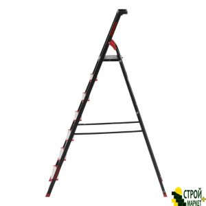 Stepladder 7 steps, for collection tray, steel profile, the height of the upper stage of 1500 mm, 504 * 1283 * 2003mm, 150kg LT-0057 Intertool