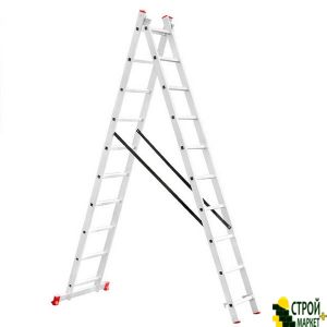 Aluminum Ladder 2 section versatile fold-2 * 10stup. 4.81m LT-0210 Intertool