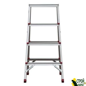 Stepladder aluminum-sided 4-speed, height 880mm LT-1104 Intertool