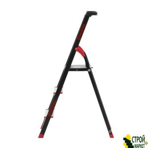 Stepladder 3 steps for collection tray, steel profile, the height of the upper stage 630mm, 409h667h1132mm, 150kg LT-0053 Intertool