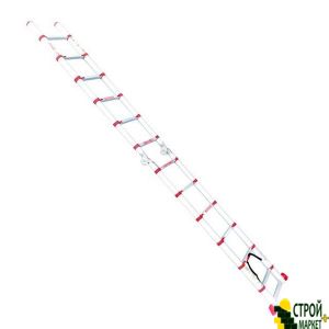 Aluminum ladders foldaway telescopic universal 12stup., 3.85m LT-3039 Intertool