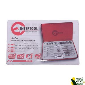 Set of taps and dies 20 units SD-8021 Intertool