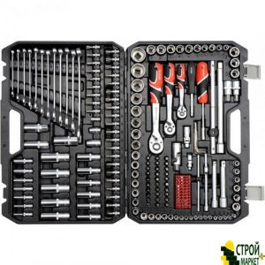 A set of tools for the car in a suitcase 216 pcs. Yato YT-38841