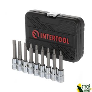 Bit Set TORX 1/2 "T20-T60, 100mm, S2, STORM ET-8401 Intertool