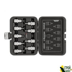 Набор бит TORX 1/2" T20-T60, 55мм, S2, STORM ET-8400 Intertool