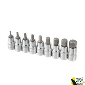 Набір біт HEX 1/2 "4-17, 55мм, S2, STORM ET-8405 Intertool