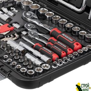 Набор инструментов 1/2" & 3/8" & 1/4", 126ед., Cr-V STORM ET-8126 Intertool