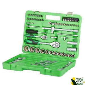 Tool set 1/2 and 1/4; 82ed, Cr-V ET-6082SP Intertool