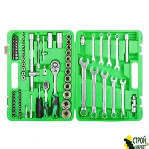 Tool set 1/2 and 1/4; 82ed, Cr-V ET-6082SP Intertool