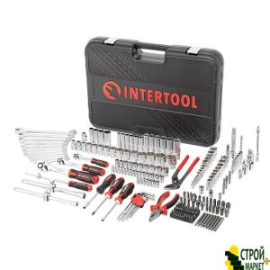 Набор инструментов 1/2" & 3/8" & 1/4", 233ед., Cr-V STORM ET-8233 Intertool