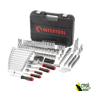 Набор инструментов 1/2" & 3/8" & 1/4", 219ед., Cr-V STORM ET-8219 Intertool