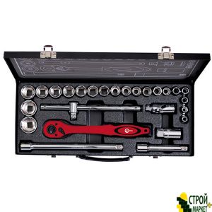 Professional toolbox 1/2 26 units. gol.8-32mm, Cr-V. ET-6027 Intertool