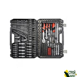 A set of tools for the car in a suitcase 216 pcs. Yato YT-38841