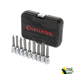 Bit Set HEX 1/2 "4-17, 100mm, S2, STORM ET-8406 Intertool