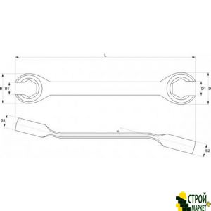 Set of combined keys 8-17 mm 4 object YT-0143 Yato