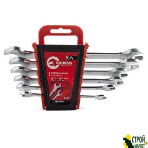 Set carob keys 6 pcs., 6-17mm Cr.-V. HT-1001 Intertool