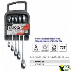 Key Set nakidnyh ratchet 5 ave. YT-5038 Yato