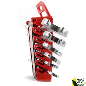 Set carob keys 6 pcs., 6-17mm Cr.-V. HT-1001 Intertool