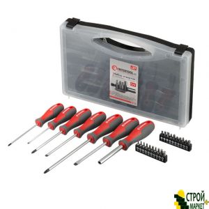 Screwdriver with set of nozzles 27 units VT-3351 Intertool