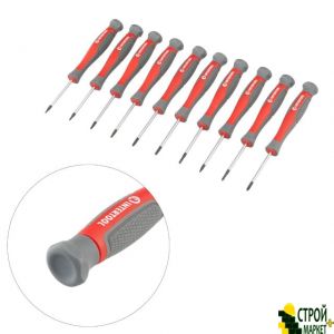 Screwdriver set 18 units (SL2.5 * 50mm, SL3.0 * 50mm, SL5.0 * 75mm, SL6.0 * 38mm, SL6.0 * 100mm, SL8.0 * 150mm, PH0 * 50mm, PH00 * 50mm, PH1 * 75mm, PH2 * 38mm, PH2 * 100mm, P VT-3350 Intertool