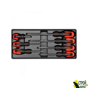 Set of 7 Phillips screwdrivers in tool tray YT-5536 Yato