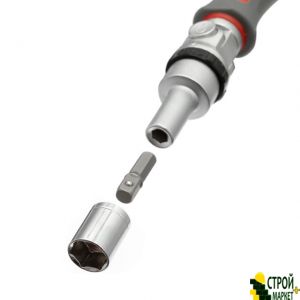 Screwdriver with set of nozzles 51 units VT-3352 Intertool