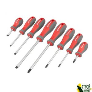 Screwdriver set 18 units (SL2.5 * 50mm, SL3.0 * 50mm, SL5.0 * 75mm, SL6.0 * 38mm, SL6.0 * 100mm, SL8.0 * 150mm, PH0 * 50mm, PH00 * 50mm, PH1 * 75mm, PH2 * 38mm, PH2 * 100mm, P VT-3350 Intertool