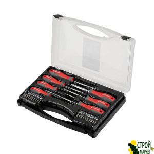 Screwdriver with set of nozzles 27 units VT-3351 Intertool