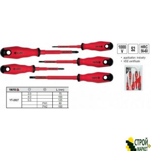 A set of screwdrivers for electrical insulating YT-2827 Yato